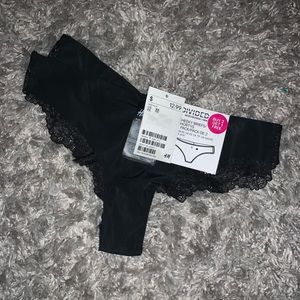Divided Cheeky lace women's panties size XS NWTS